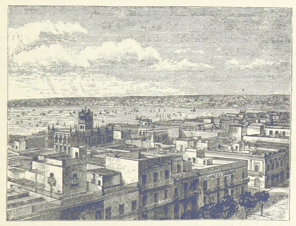 an illustration of Montevideo from a digitzed book