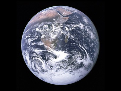 The Earth as viewed from space